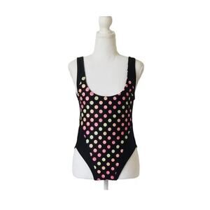 Swimsuits Polkadot & stripes one piece  - Size S